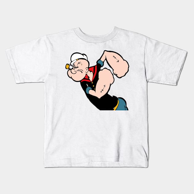 popeye Kids T-Shirt by randycathryn